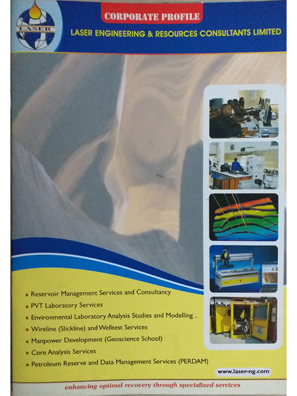 Corporate Profile Cover for Laser Engineering & Resources Consultant Limited